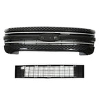 Front Bumper Grille Assembly for Ford Explorer (2011-2015) Glossy Black