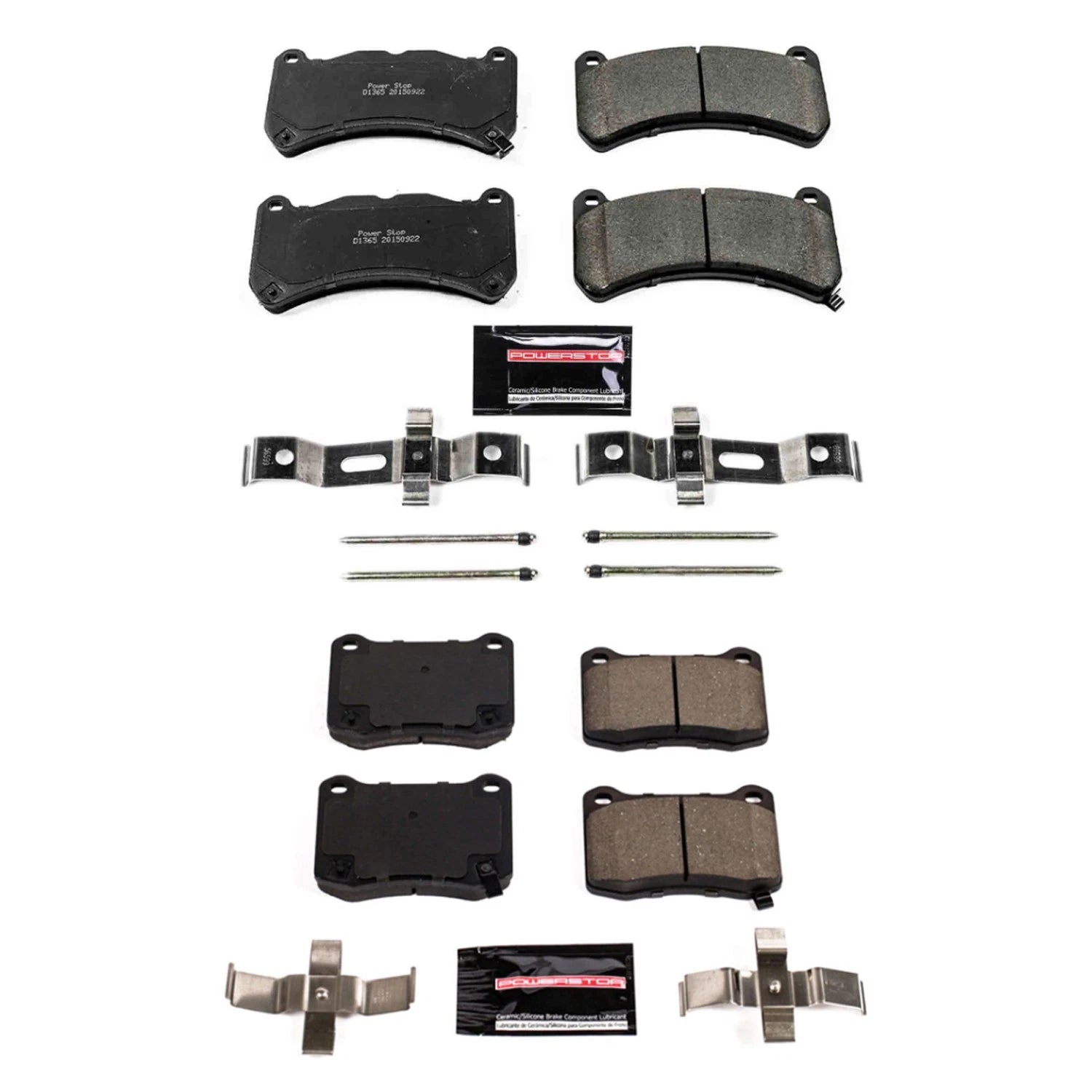 PowerStop Z23 Carbon-Fiber Ceramic Disc Brake Pads Kit for IS F Base (2014–2015)