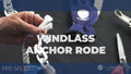 Windlass Anchor Rode 9/16"x250' Rope & 5/16"x20' G4 Chain for Marine Use