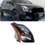Headlight for Nissan Sentra (2010–2012) Halogen Clear Black Housing