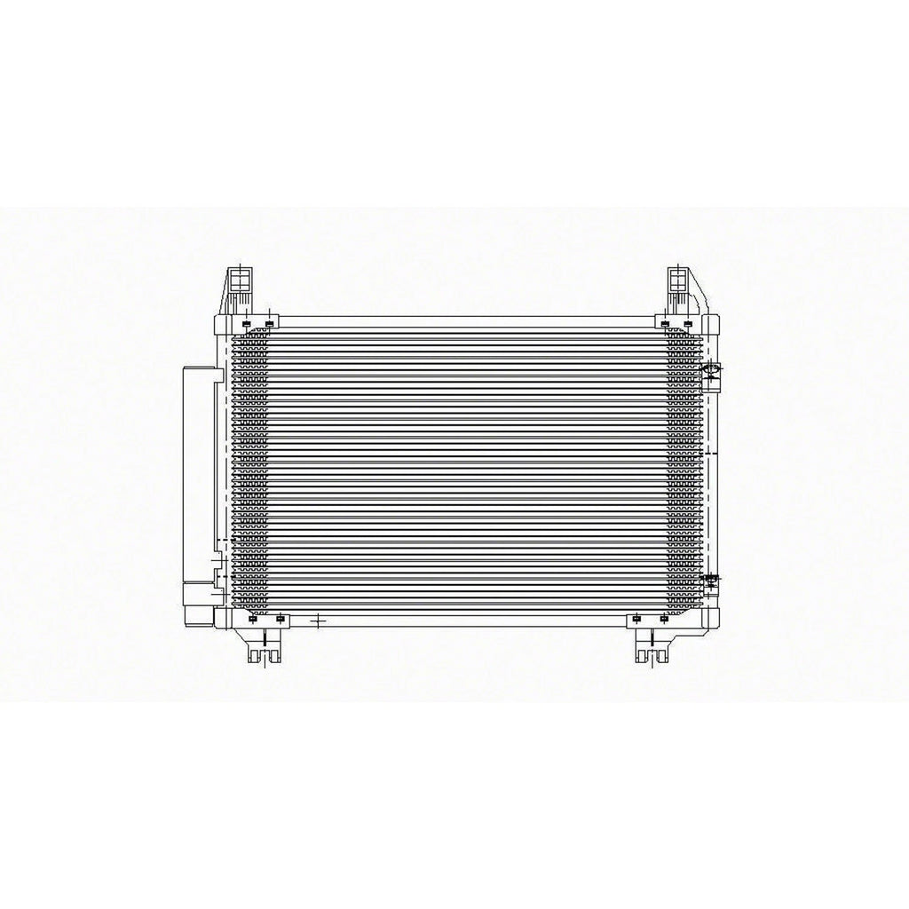 Replacement A/C Condenser w/Receiver Drier (See compatibility Chart)