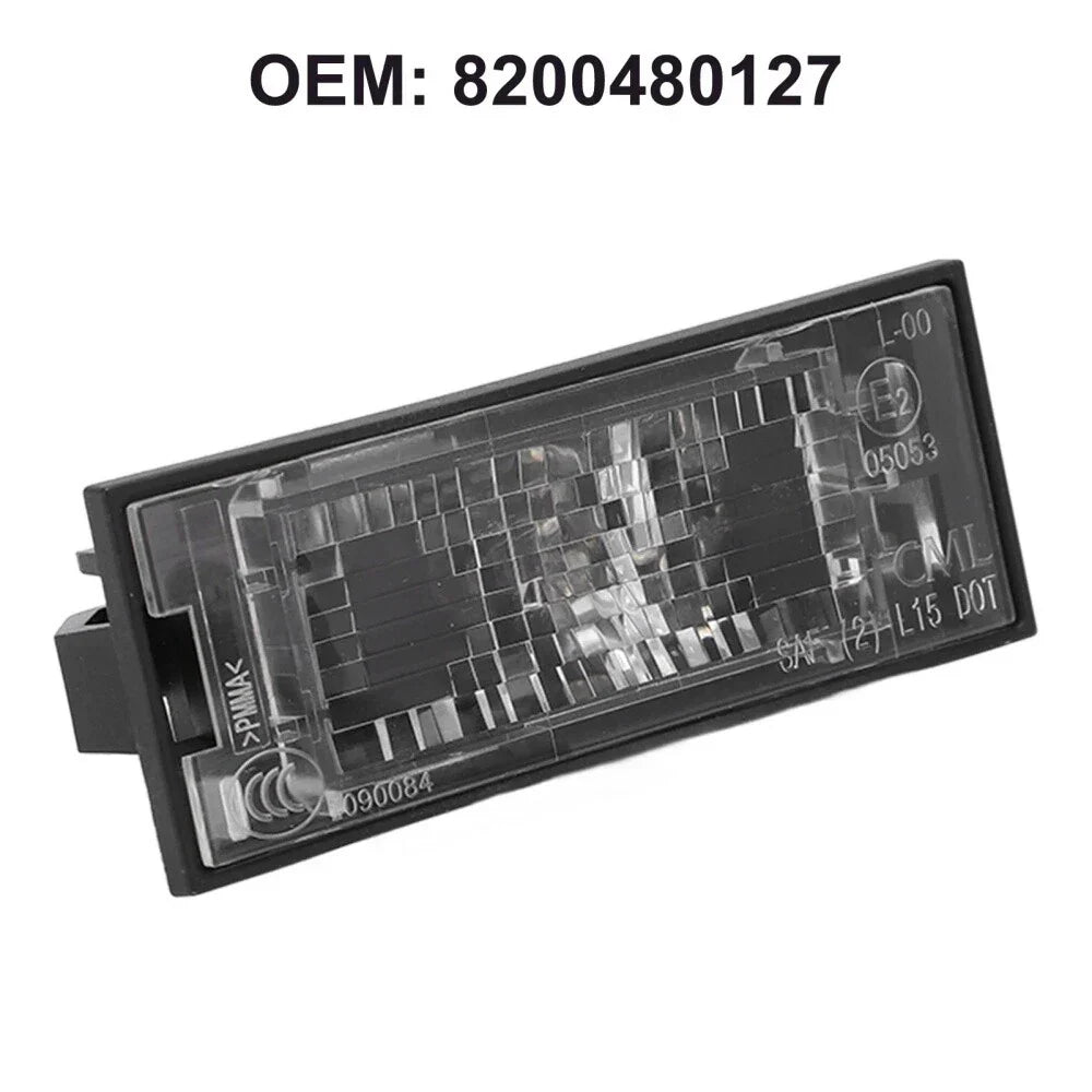 Rear Number Plate Light for Renault Master, Megane, Trafic, Clio, Laguna (2001-2023)