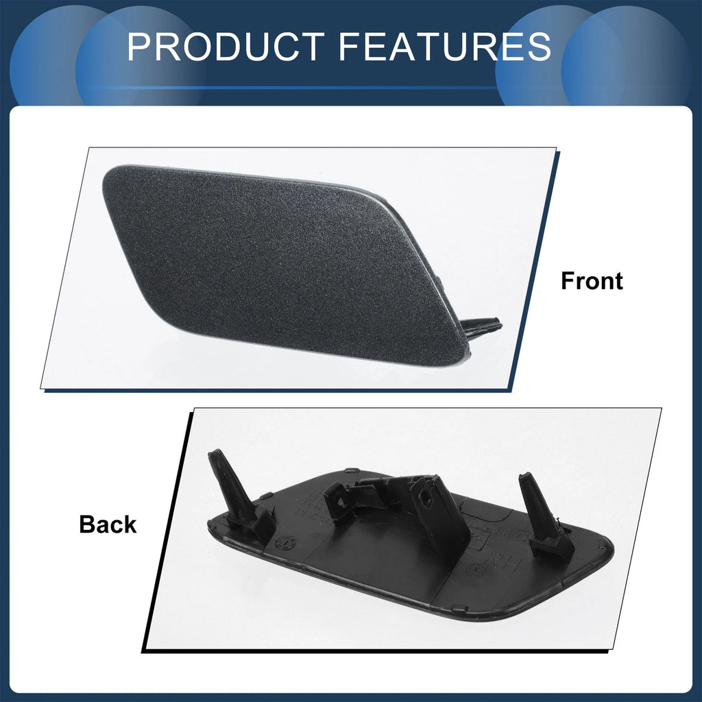 Washer Nozzle Cover Cap for Audi Q7 (2017–2019) Gray 4M0955101A