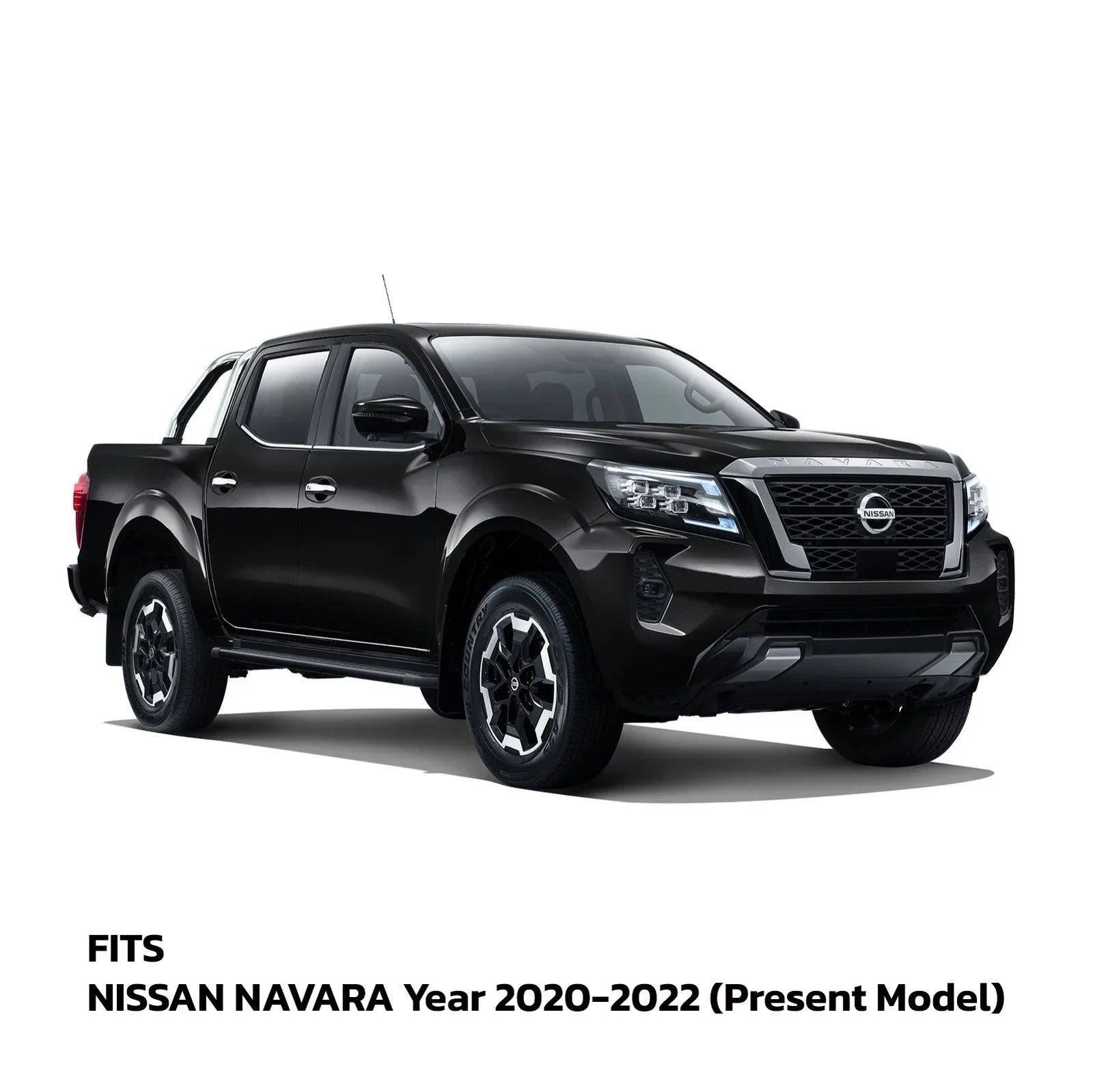 Matte Black Rear Tailgate Cover for Nissan Navara (2020-2022)