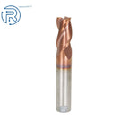 Carbide End Mill 1/2" 3-Flute 37 Degree Helix Square End ZRN Coated