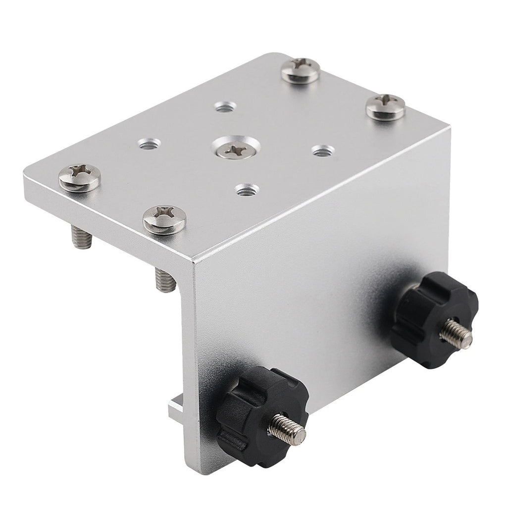 90-Degree Track Mount Adapter for Boat Gunnel Track System (Anodized Aluminum)