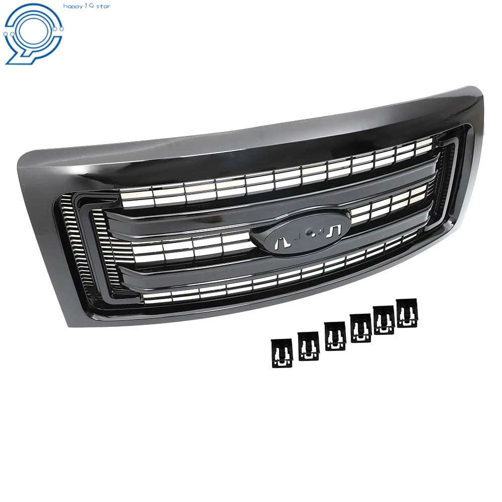 Front Bumper Grille for Ford F-150 (2009-2014) Black