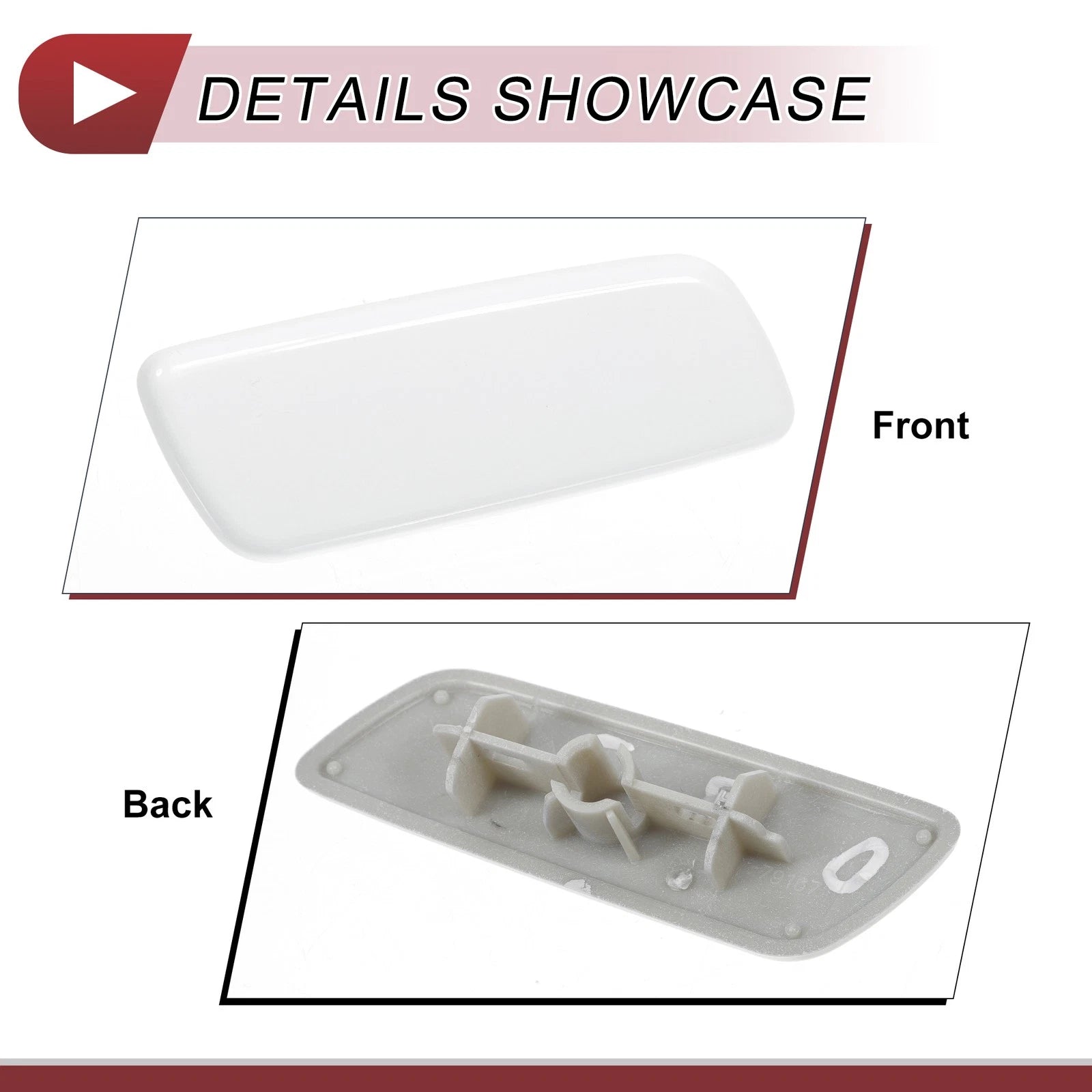Front Right Washer Nozzle Cover Cap for Lexus RX350 (2010–2013) White