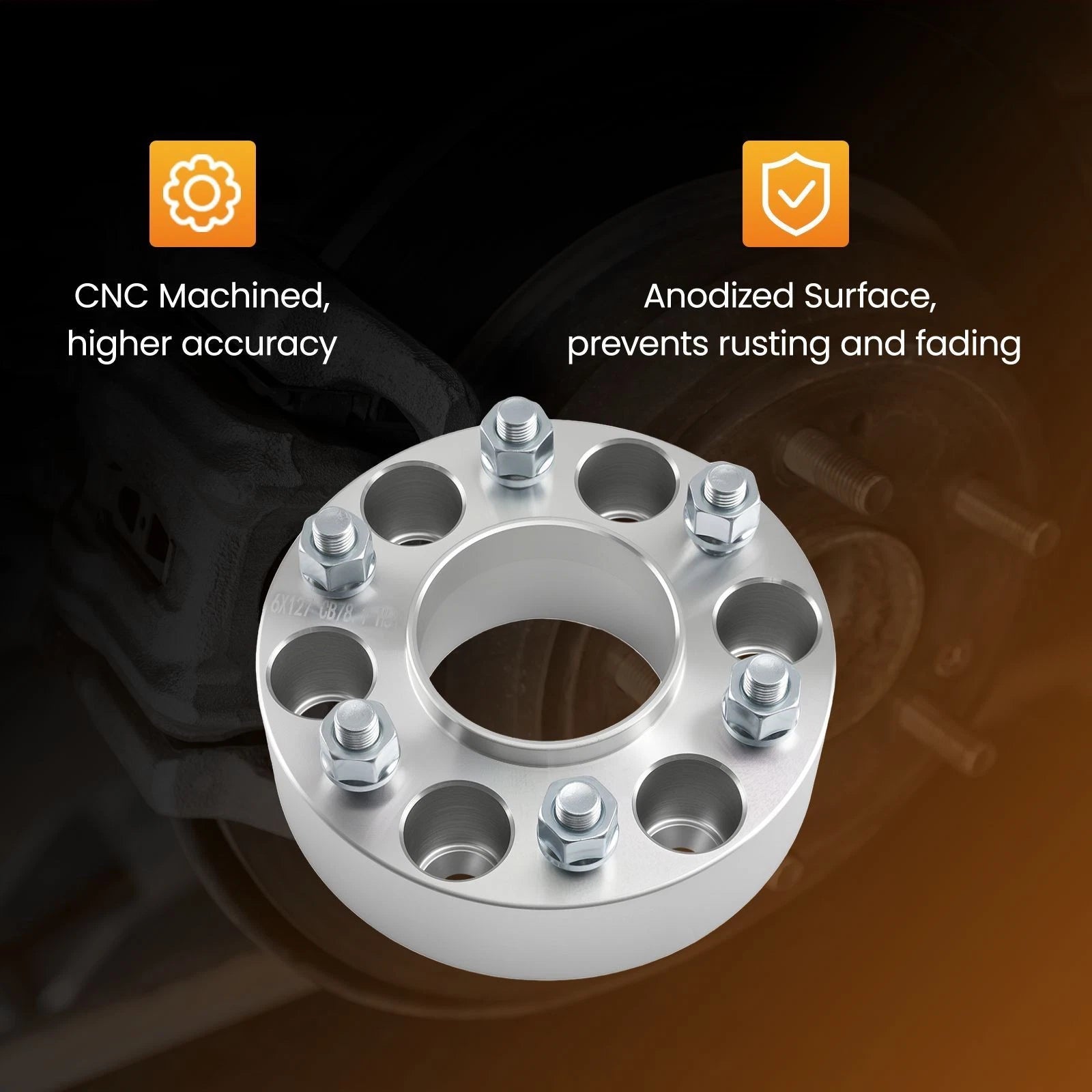 2" Wheel Spacers 6x5 for Chevrolet SSR GMC Envoy (2002–2009) Hub Centric 78.1mm