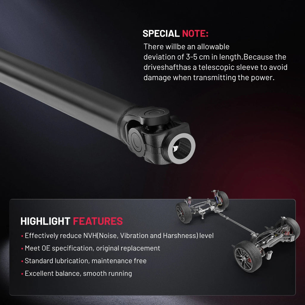 Front Prop Shaft for Polaris Ranger Crew XP 900 1000 570 RZR (2012–2020) 1333146