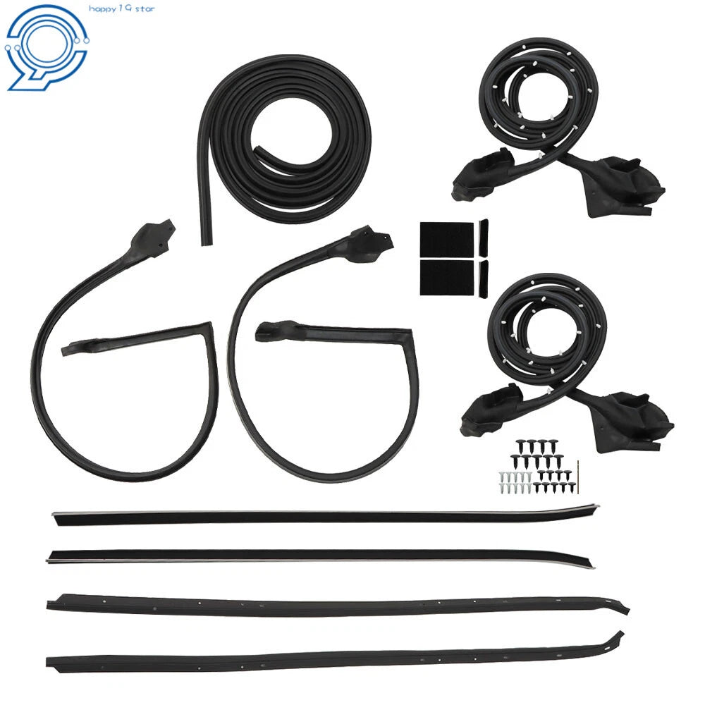 Weatherstrip Seal Kit for Camaro Firebird (1970–1981) Door Window Roofrail Trunk