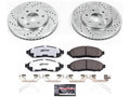 Front Brake Pad and Rotor Kit for Suzuki Equator (2009–2012) QJ254SG