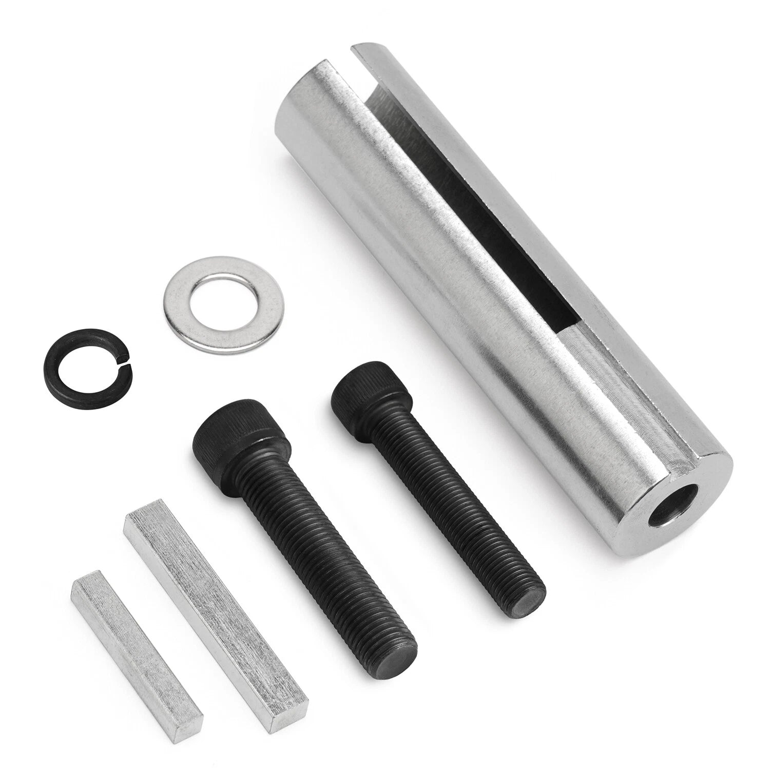 Crank Shaft Sleeve Adapter for Engine Pulley (1 to 1 1/8 inch, 1/4" Key)