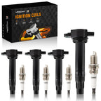 Ignition Coils & Spark Plugs for Jeep Compass/Dodge/Chrysler DOHC (2007–2010)