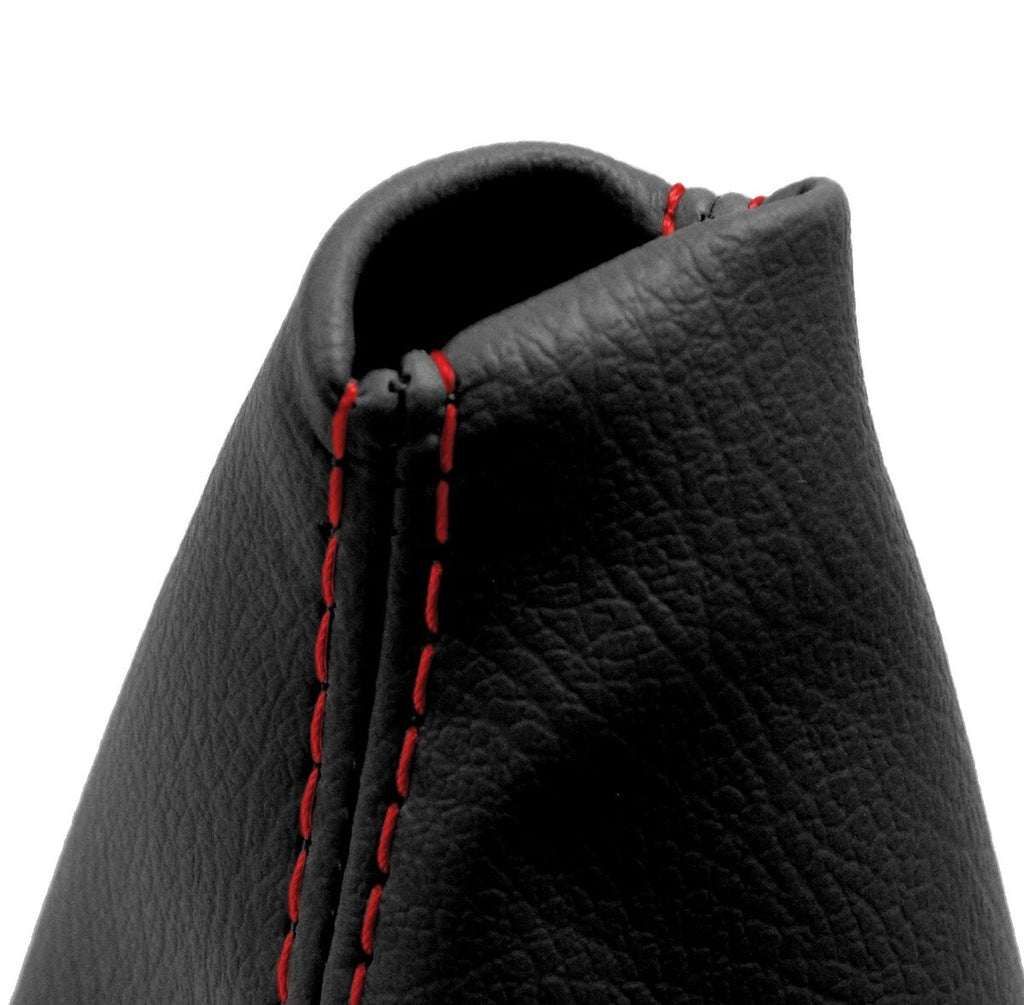 E Brake Boot for Land Rover LR2 (2008–2012) - Leather Synthetic, Red Stitch