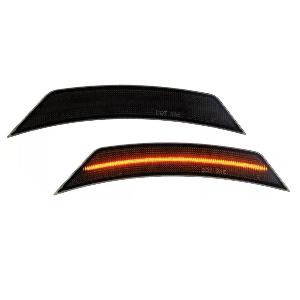 Smoked Lens Amber LED Front Side Marker Light for Chevrolet Trailblazer (2021–2024)