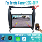 6-64GB Wireless CarPlay Android13 Head Unit Upgrade for Toyota Camry (2012-2017)
