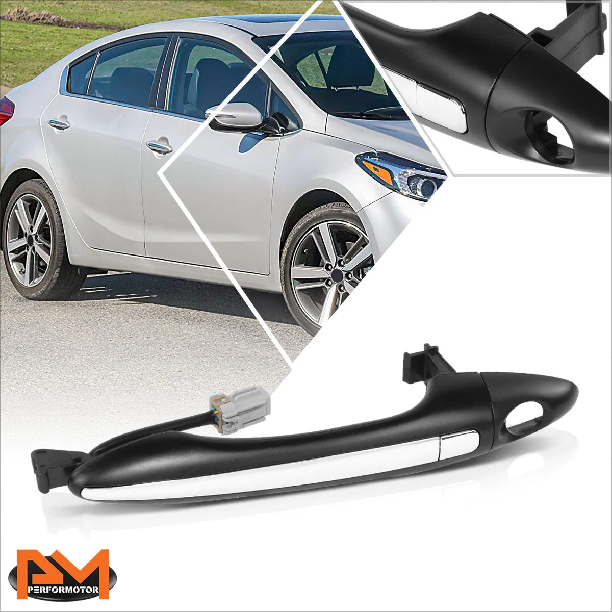 Front Left Exterior Door Handle for Kia Forte Koup/Forte5 (2014–2018)