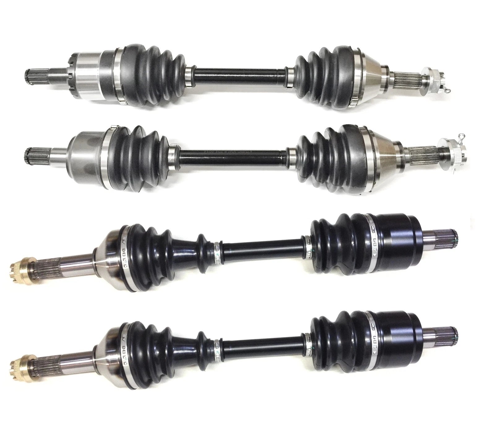 Set of 2 Full CV Axles for Kawasaki (59266-0021, 59266-0022, 59266-0023)
