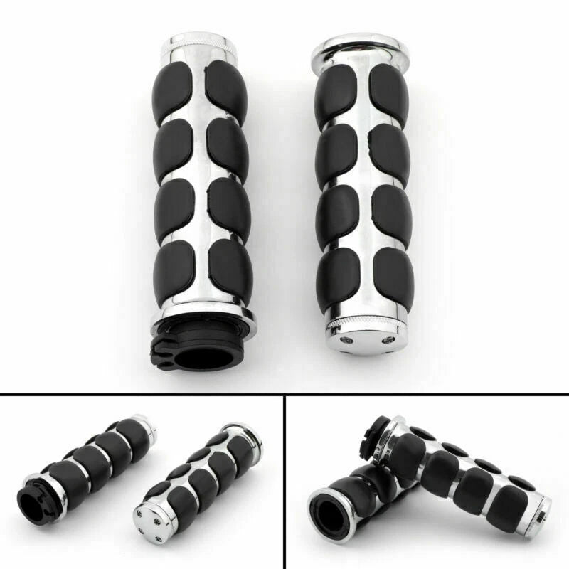 Handlebar Grips for Harley Softail Sportster Dyna Customs Choppers (T9)