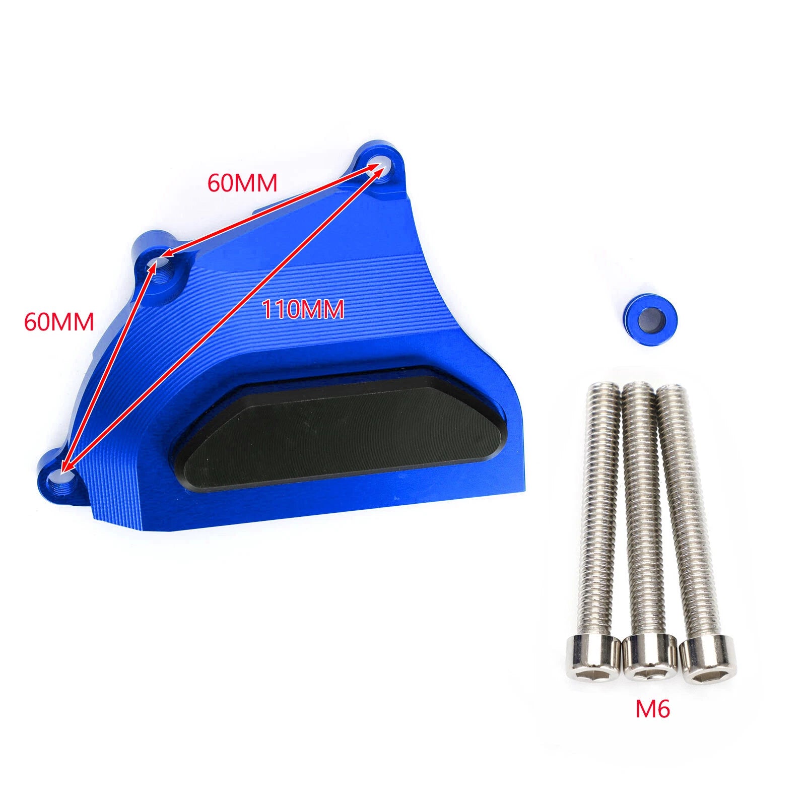 Engine Guard Frame Slider Crash Pad Protector Blue for Honda CBR1000RR (2008–2017)