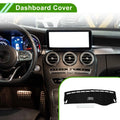 Dashboard Cover Mat for Mercedes Benz C Class W205 (2015–2021) Black