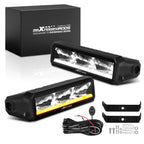 60W Off-Road LED Light Bar for Universal Vehicles (6 Inch, 6000LM)