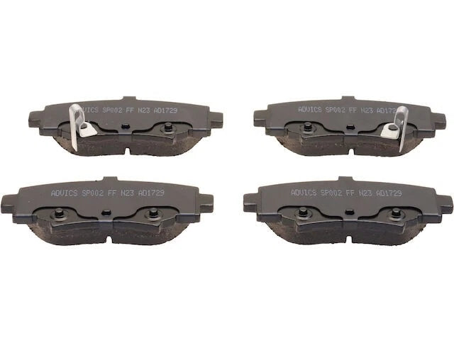 Set of 4 Rear Brake Pads for Mazda 3 (2014–2018) DP733DF