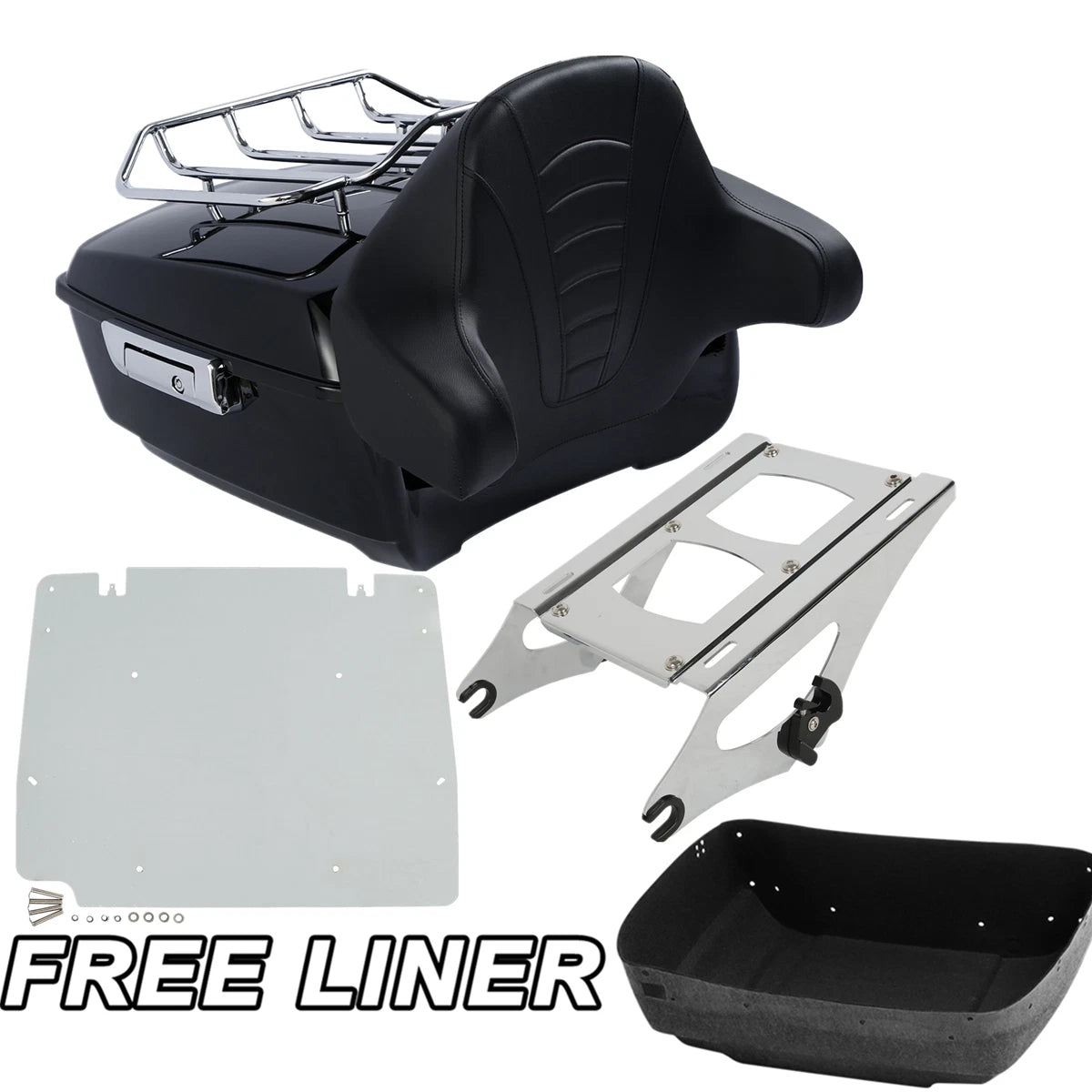 Trunk Pad Mount Rack Plate for Harley Touring Glide (2014–2025)