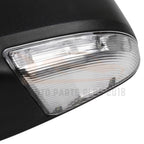 Set of 2 Power Heated Signal Black Exterior Mirrors for Dodge Ram (2009–2015)