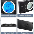 Multi-Zone RV Thermostat Control Center  10-Button 12V