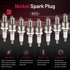 8 pc Spark Plugs for Alfa Romeo Berlina 1974, Jaguar V12 7131