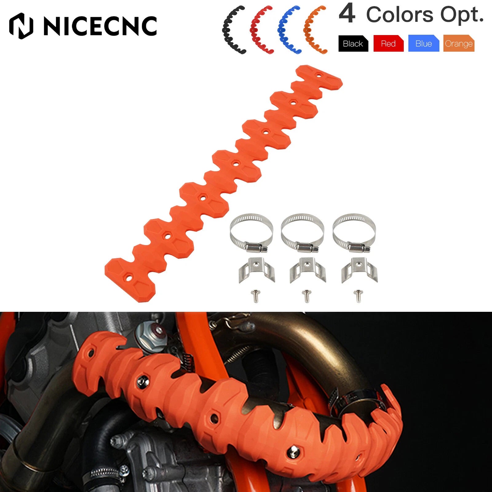 Head Pipe Guard Protector Cover for KTM 250 350 450 500 EXC SXF XCF (2017–2023)