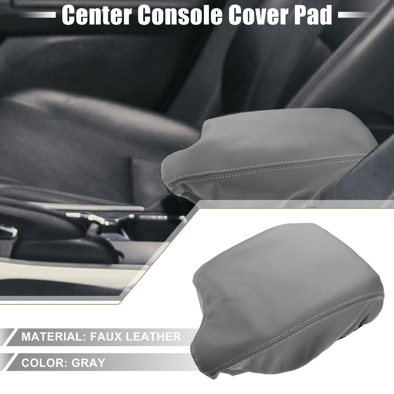 Armrest Cover Trim for Honda Accord (2013–2017) Gray
