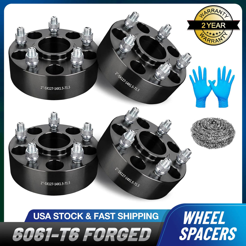 Set of 4 Hubcentric 2" Wheel Spacers for Jeep Wrangler Dodge Durango