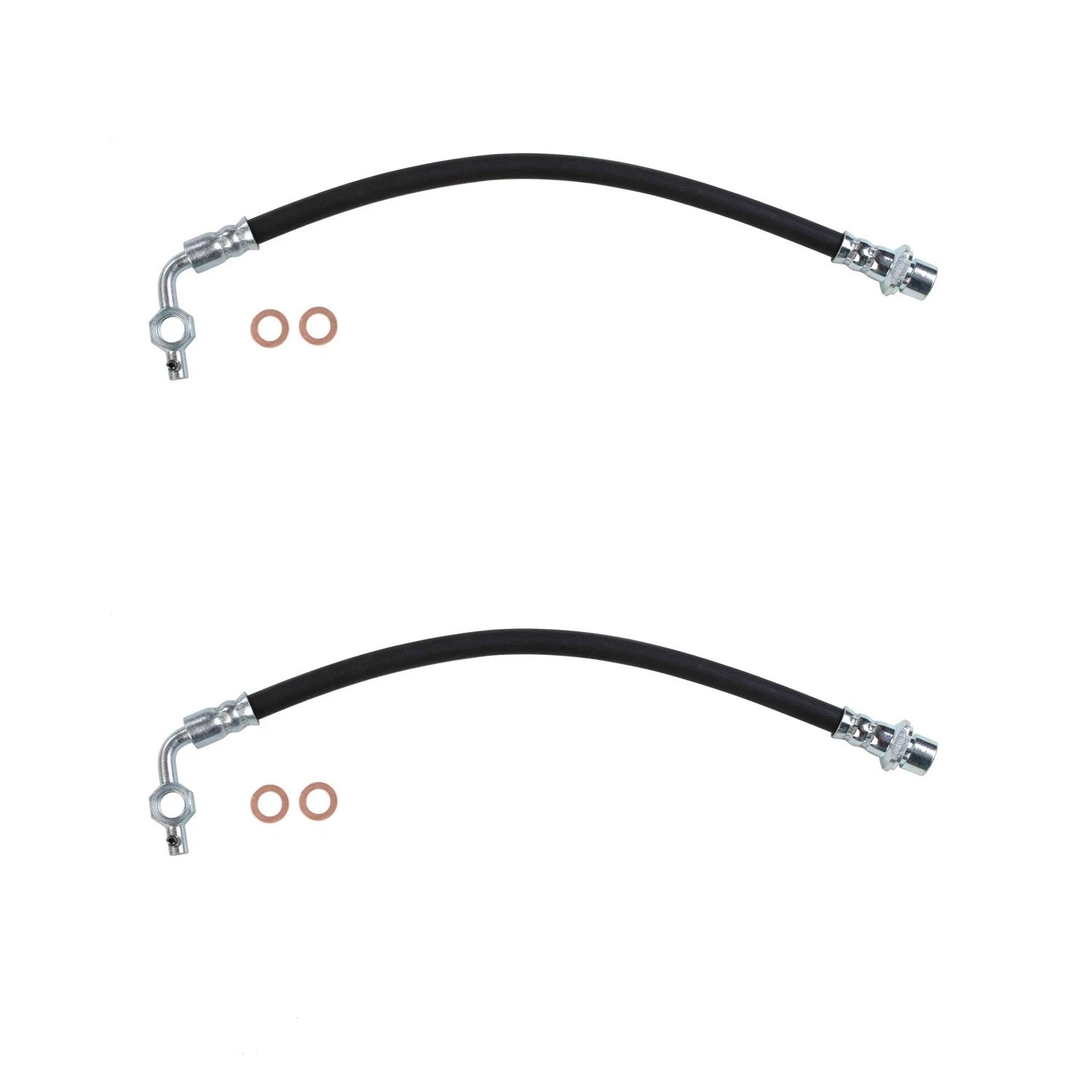 Set of 2 Front Outer Brake Hydraulic Hoses for Lexus LX450 (1996–1997)