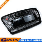 Front Honeycomb Mesh Grille for Audi A7 S7 RS7 (2011–2014)
