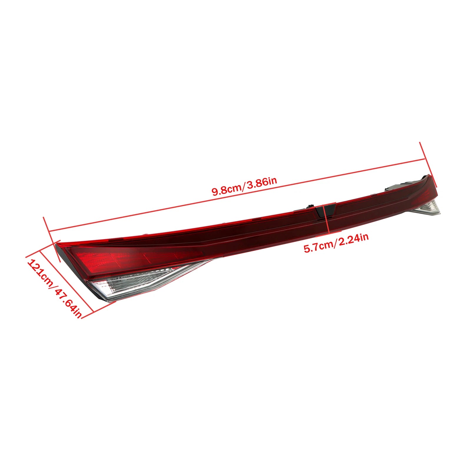 Center Rear Trunk Halogen Tail Light Chrome for Hyundai Elantra (2021–2023)