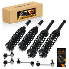 Set of 4 Struts w/Coil Sway Bars for Honda CR-V (1997–2001)