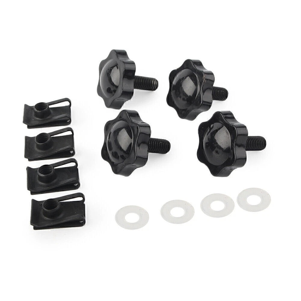4X Saddlebag Lock Mounting Theft Deterrent Bolt Screw for Harley FLHT (2000–2023)