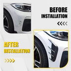 Rear Bumper Sport Side Wing Member Vent Cover Trim for