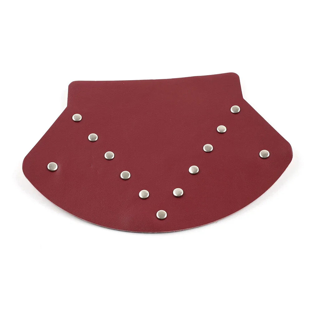 Rear Fender Mudguard Cover PU Leather Red for Harley Sportster 883XL (2004-2023)