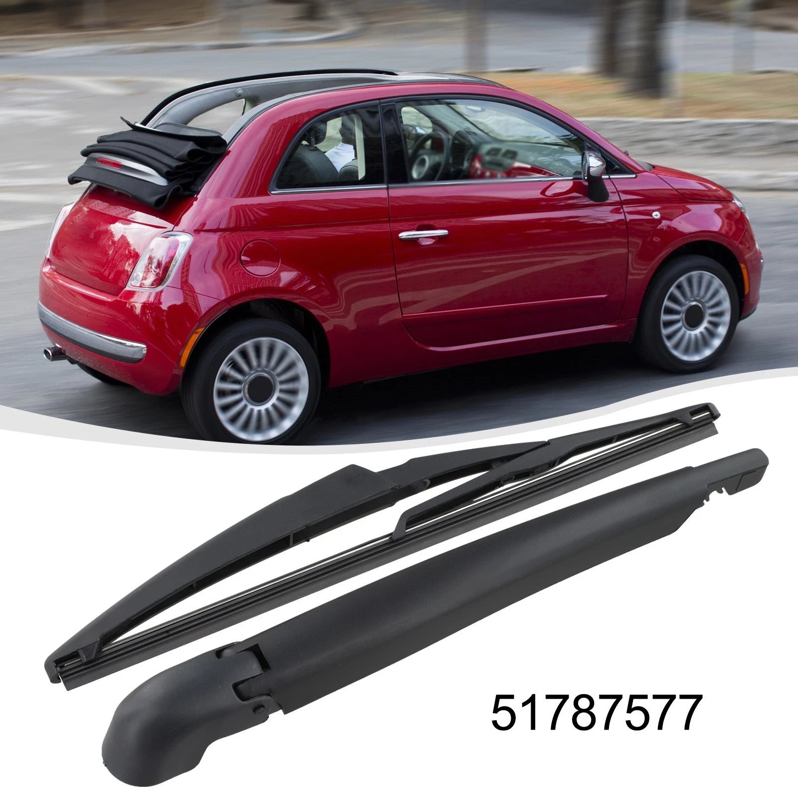 Rear Wiper Blade for Fiat 500 (2007–2017) OEM 51787577 71751023