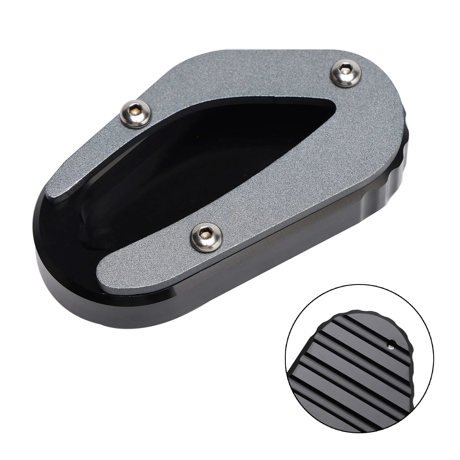 Kickstand Enlarge Pad for Bonneville T100 T120 (2018–2023) Titanium