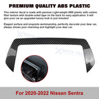 Carbon Fiber Dashboard GPS Navigation Cover for Nissan Sentra (2020-2025)