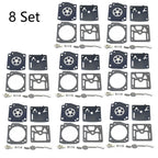 Set of 8 Carburetor Gasket Repair Kits for Stihl MS440 044 (ZAMA RB-36)