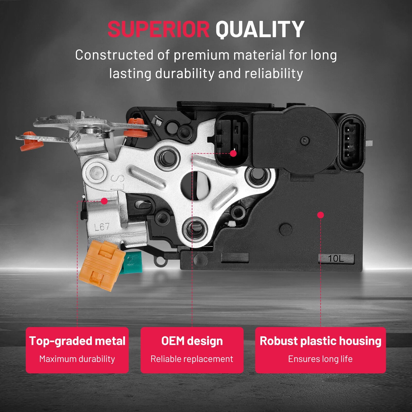 Front Left Door Lock Actuator for Silverado 1500, Sierra (1999-2007)