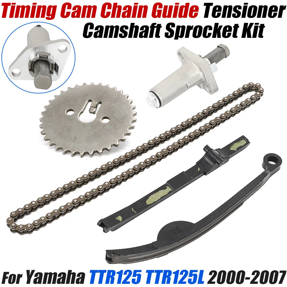 Timing Cam Chain Guide Tensioner Sprocket for Yamaha TT-R TTR125 (2000–2007)