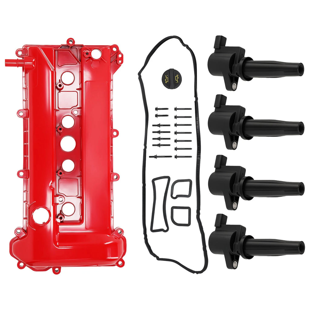 Valve Cover, Coils, Gasket for Ford Escape 2.3L (2005–2008), Focus 2.0L (2005–2011)