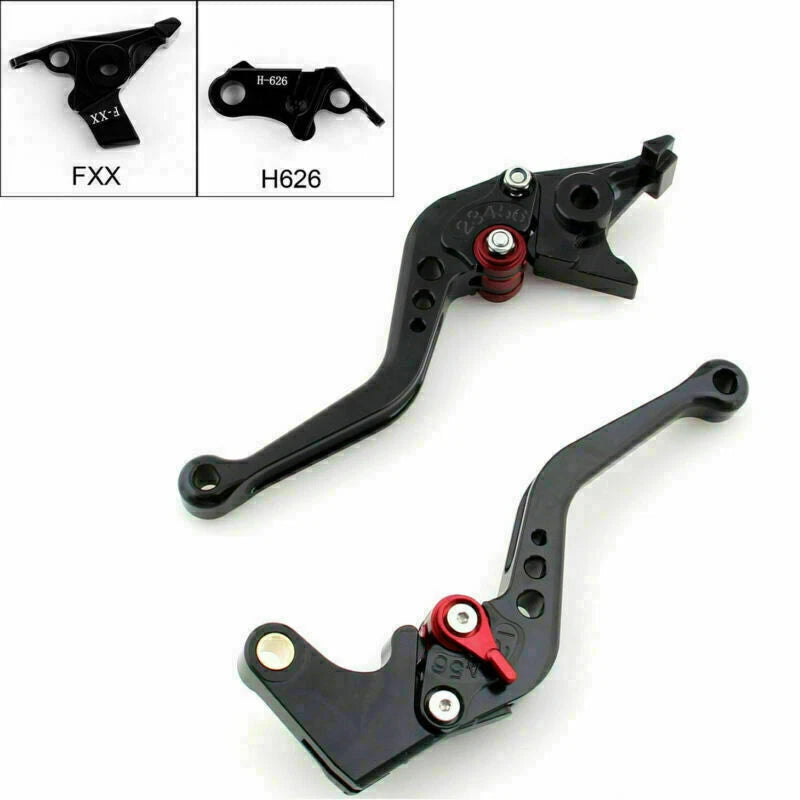 Short Brake Clutch Levers for Honda X-11 (1999–2002) T9 Black